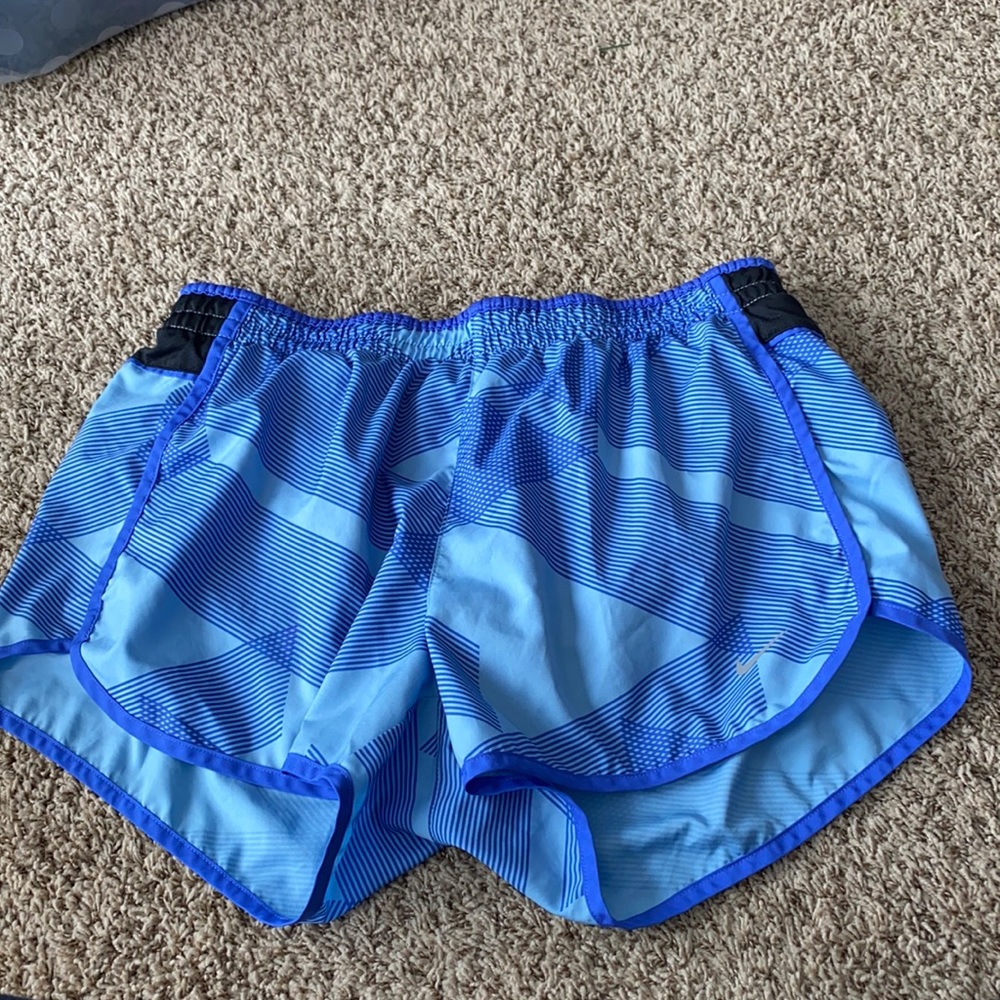 Blue Nike track Shorts